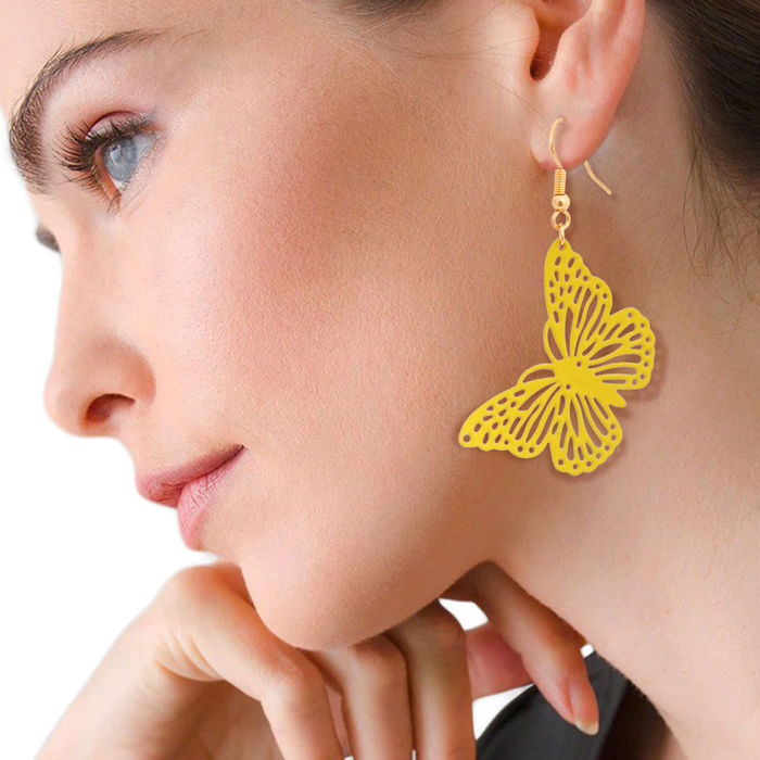 Tiffany & Co. Very RARE 18Ct Rose Gold Butterfly Stud Earrings, full UK  Hallmark | eBay